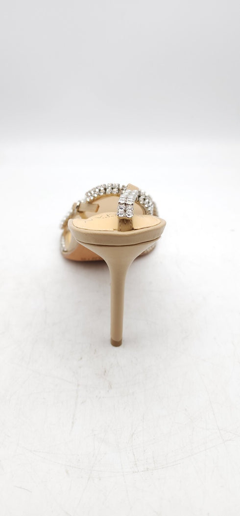 Alexander Birman Women's Agnes Embellished High Heel Sandals Size 7 MSRP $795